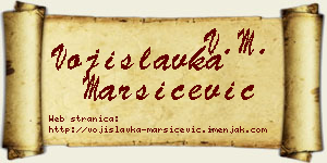 Vojislavka Maršićević vizit kartica